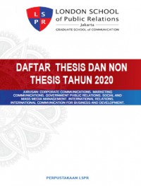 Image of DAFTAR JUDUL THESIS (S2) TAHUN 2018 - 2023.